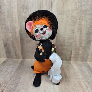 Annalee Witch Mouse With Toilet Paper Trickster TP Halloween 2015